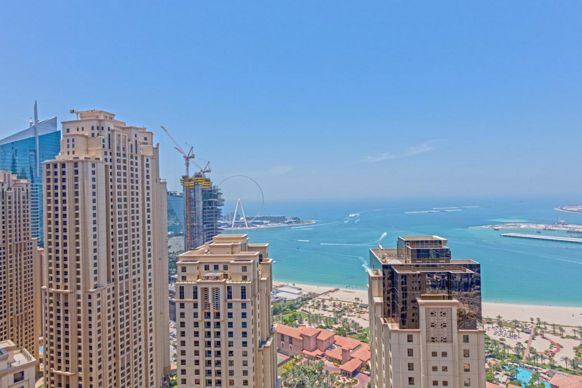 Stunning Marina & Sea View 4 Bedroom Apartment, Murjan 6 Jumeriah Beach Dubai Eksteriør billede