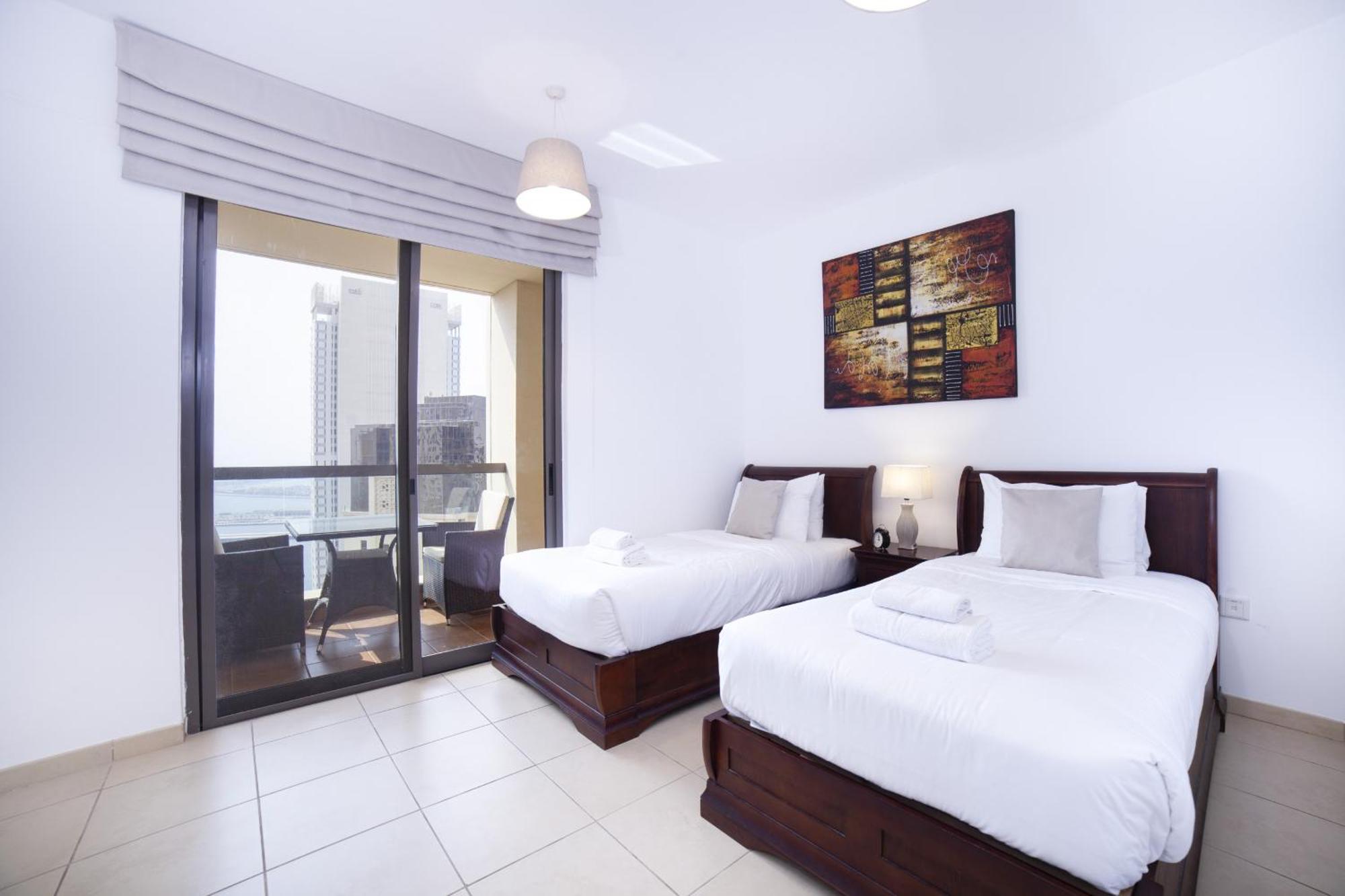 Stunning Marina & Sea View 4 Bedroom Apartment, Murjan 6 Jumeriah Beach Dubai Eksteriør billede