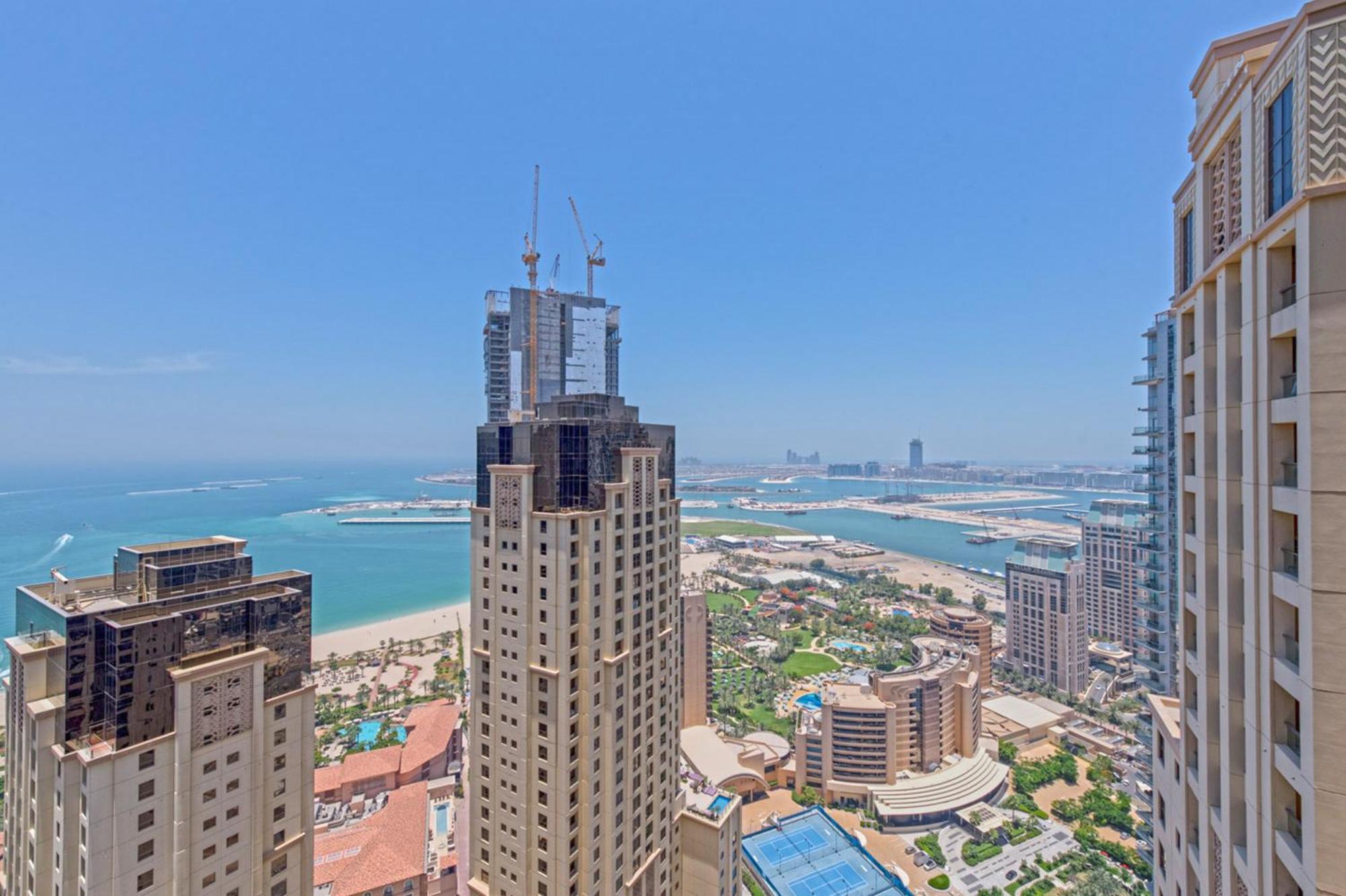 Stunning Marina & Sea View 4 Bedroom Apartment, Murjan 6 Jumeriah Beach Dubai Eksteriør billede