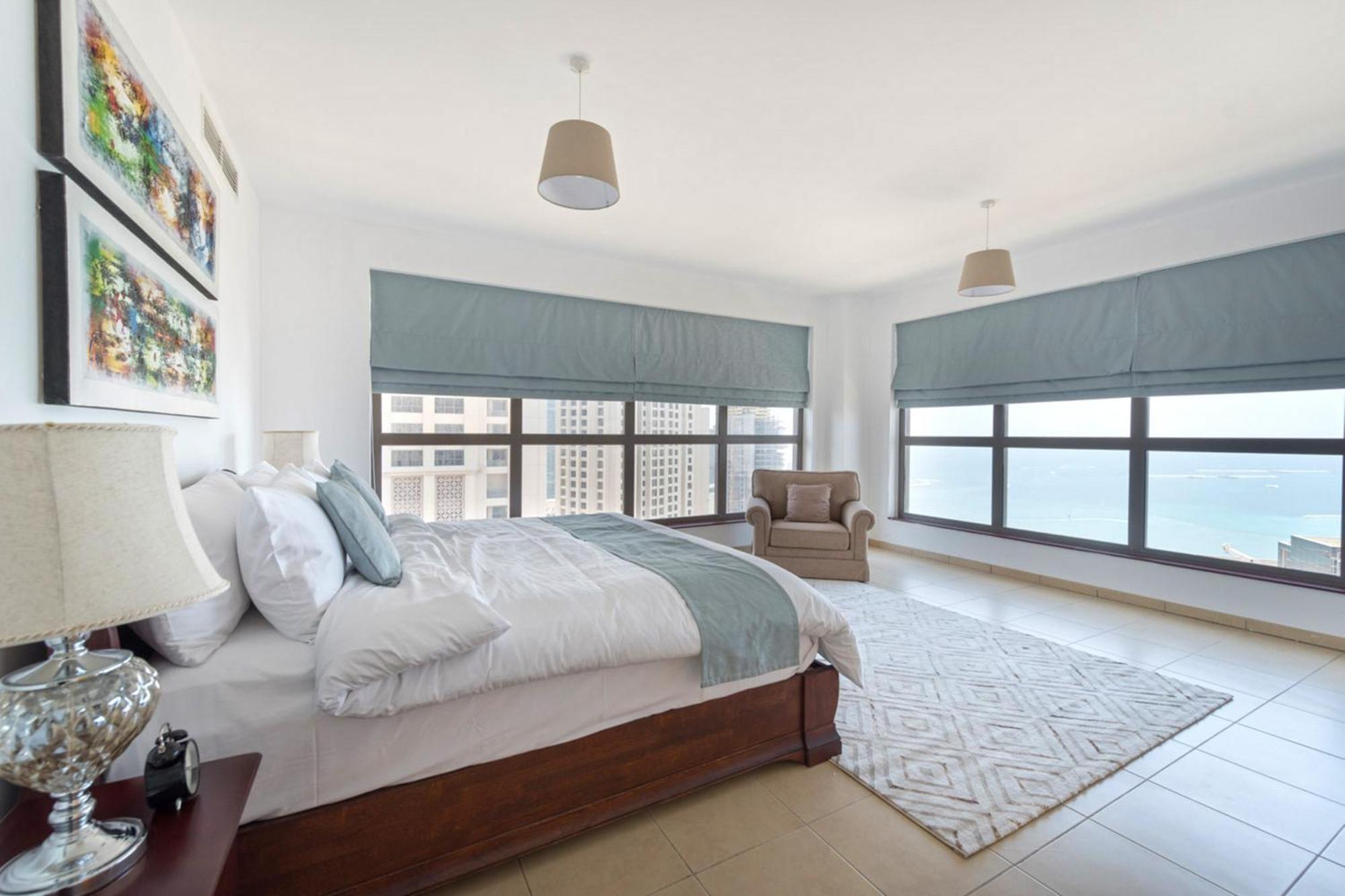 Stunning Marina & Sea View 4 Bedroom Apartment, Murjan 6 Jumeriah Beach Dubai Eksteriør billede