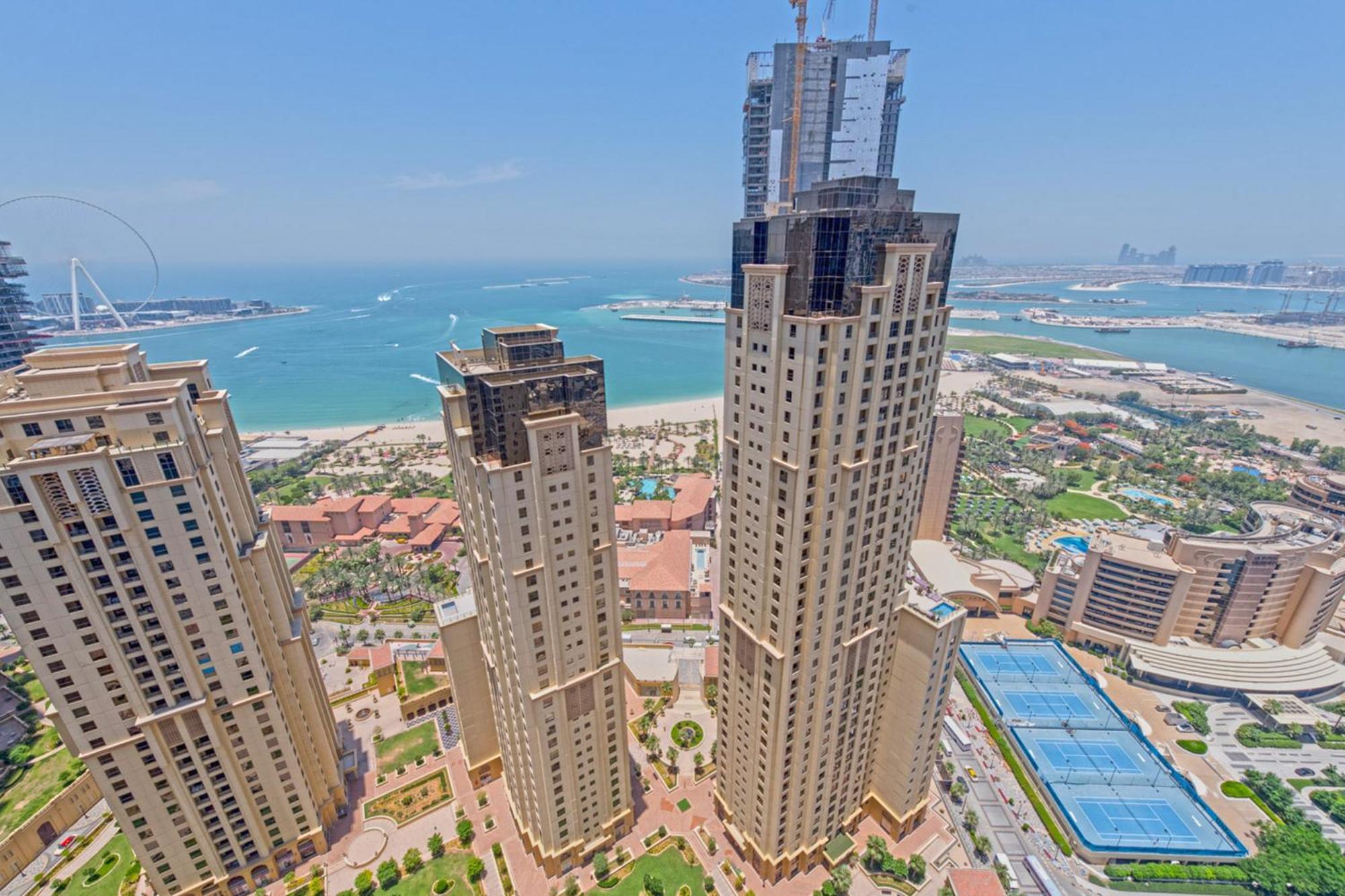 Stunning Marina & Sea View 4 Bedroom Apartment, Murjan 6 Jumeriah Beach Dubai Eksteriør billede